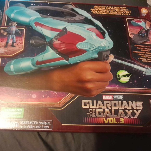 Marvel Guardians of The Galaxy Vol 3 Galactic Spaceship Blaster Epic Heroes - Picture 2 of 4